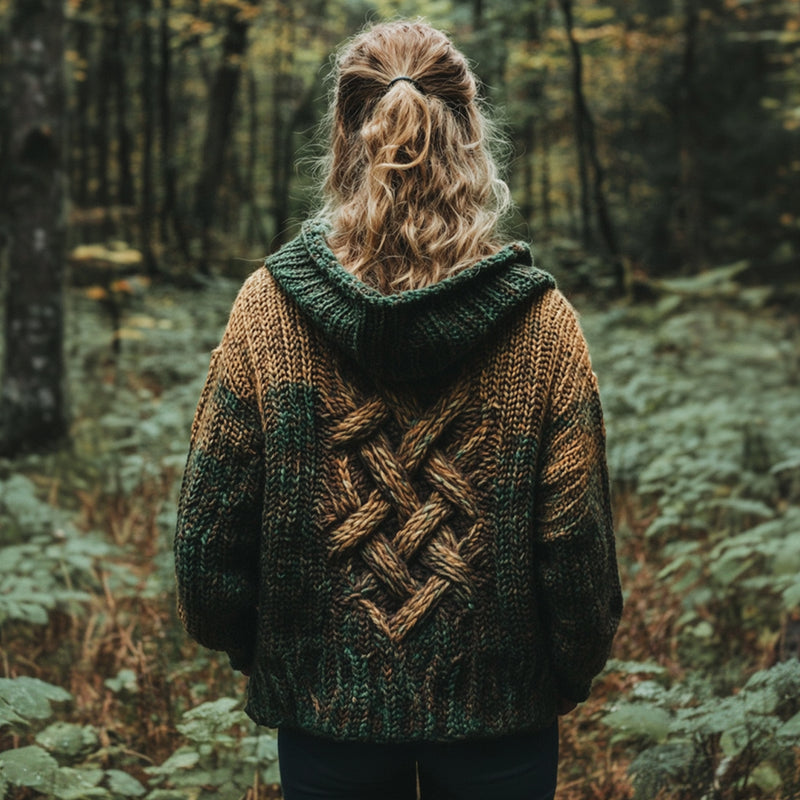 Elegant gestaltete Strickjacke