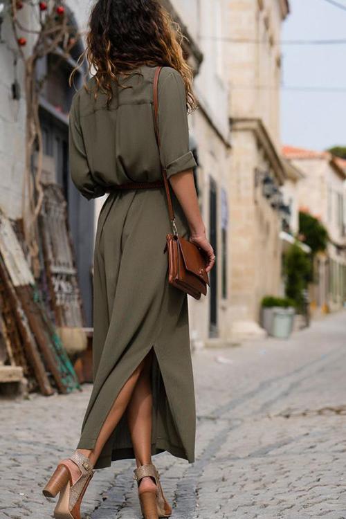 MW | Herbstneuheit Langärmeliges Kleid