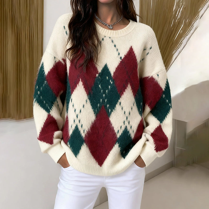 Zeitloser Vintage-Stil Pullover