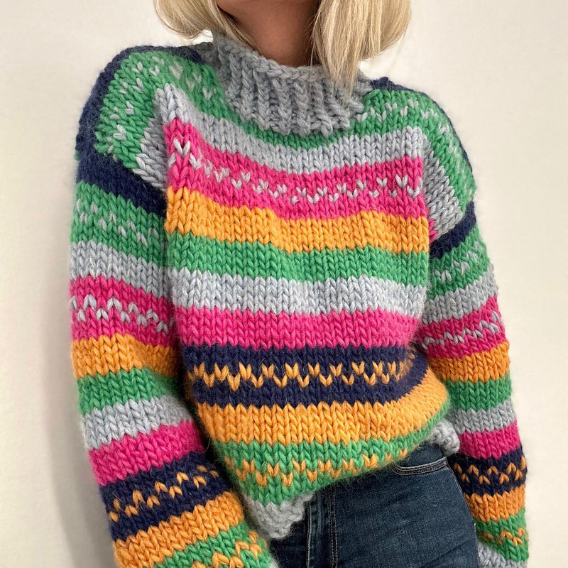 Zeitloser Vintage-Stil Pullover