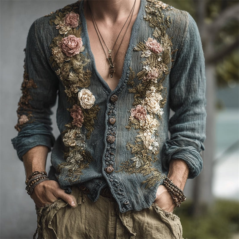 Anmutig gestaltete Strickjacke