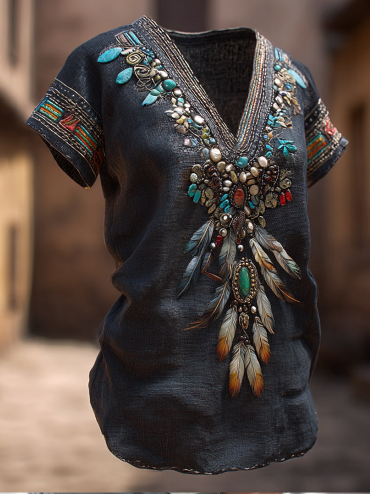 Zeitloser Vintage-Stil T-Shirt