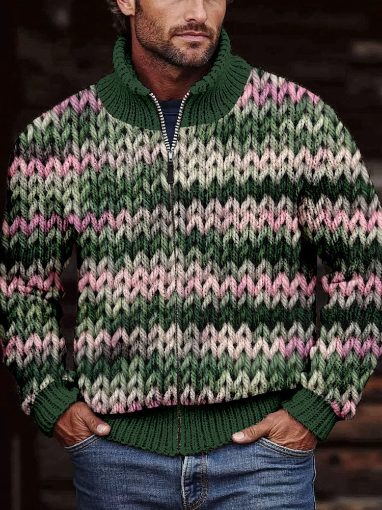 Zeitloser Vintage-Stil Strickjacke