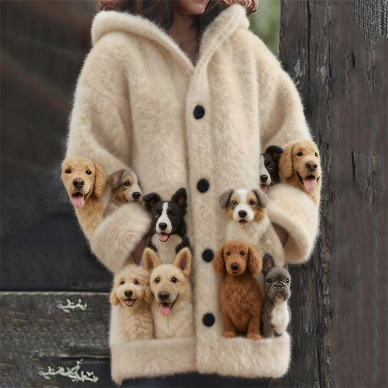 Zeitloser Vintage-Stil Strickjacke