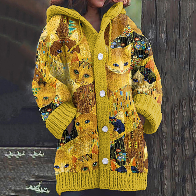 Klassisch gestaltete Strickjacke