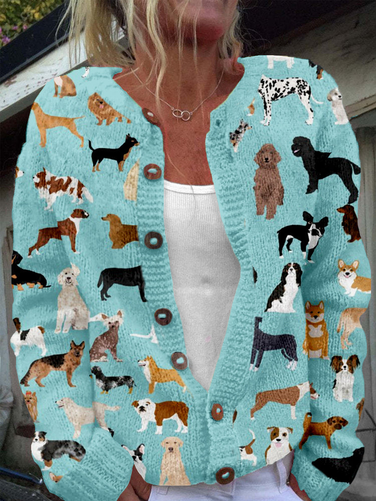 Elegant gestaltete Strickjacke