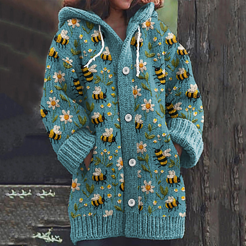 Vintage inspirierte Strickjacke
