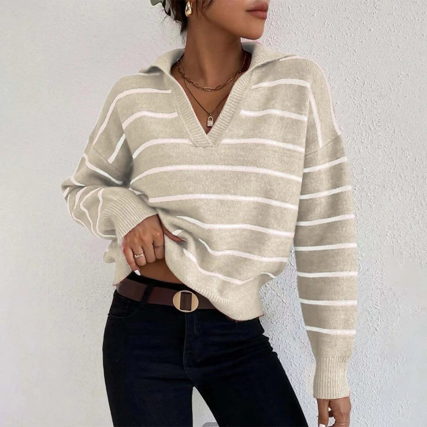 Zeitloser Vintage-Stil Pullover