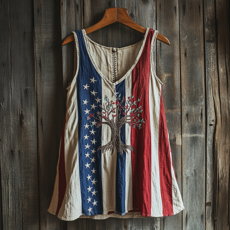 Zeitloser Vintage-Stil Top