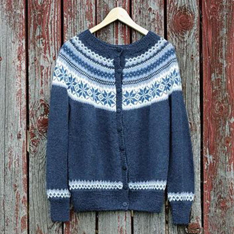 Klassische Vintage Strickjacke