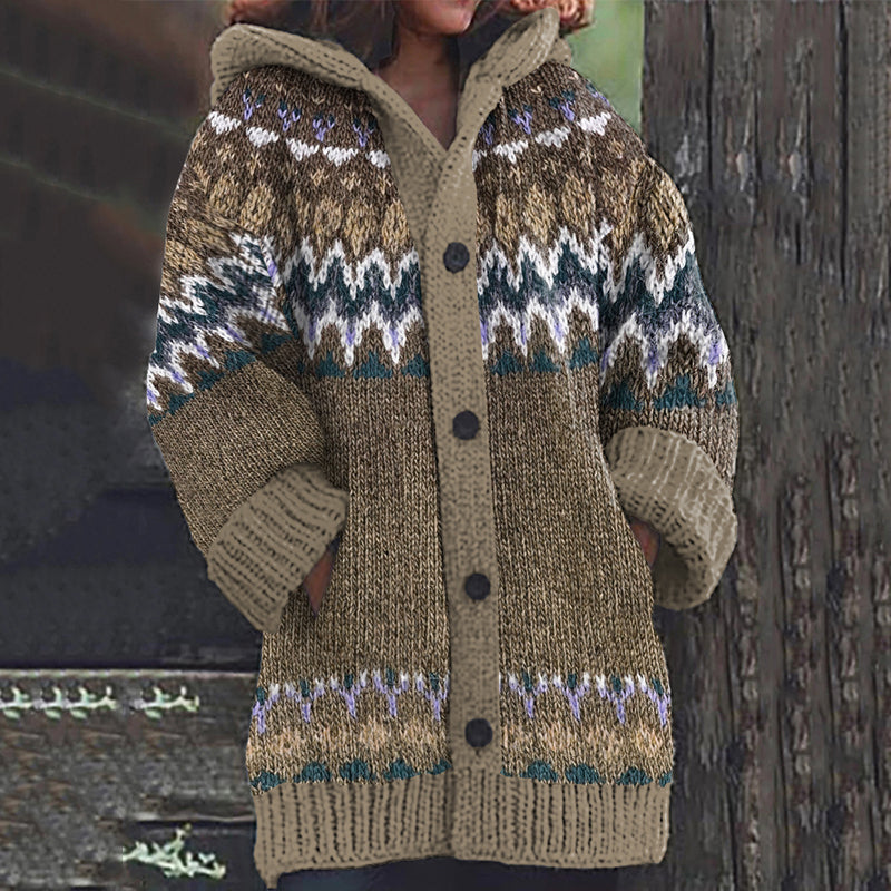 Elegant gestaltete Strickjacke