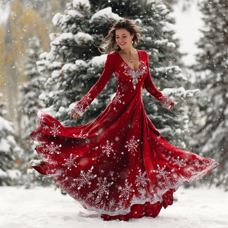 Klassisch gestaltete Kleid