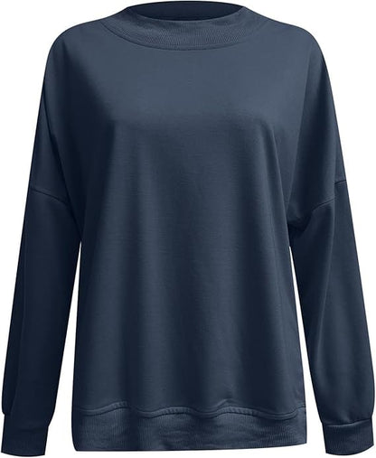 MW | Einfarbige Langarm-Pullover