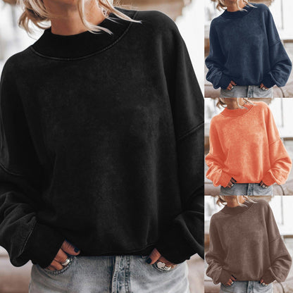 MW | Einfarbige Langarm-Pullover