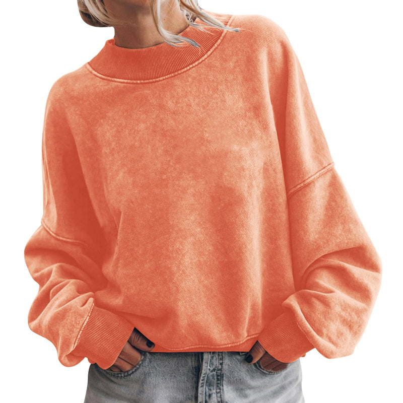 MW | Einfarbige Langarm-Pullover