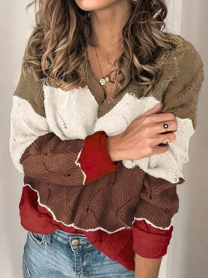 MW | Pullover mit V-Ausschnitt