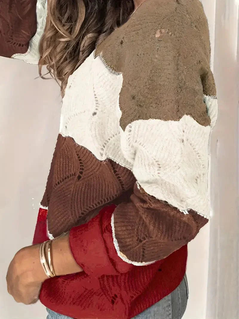 MW | Pullover mit V-Ausschnitt