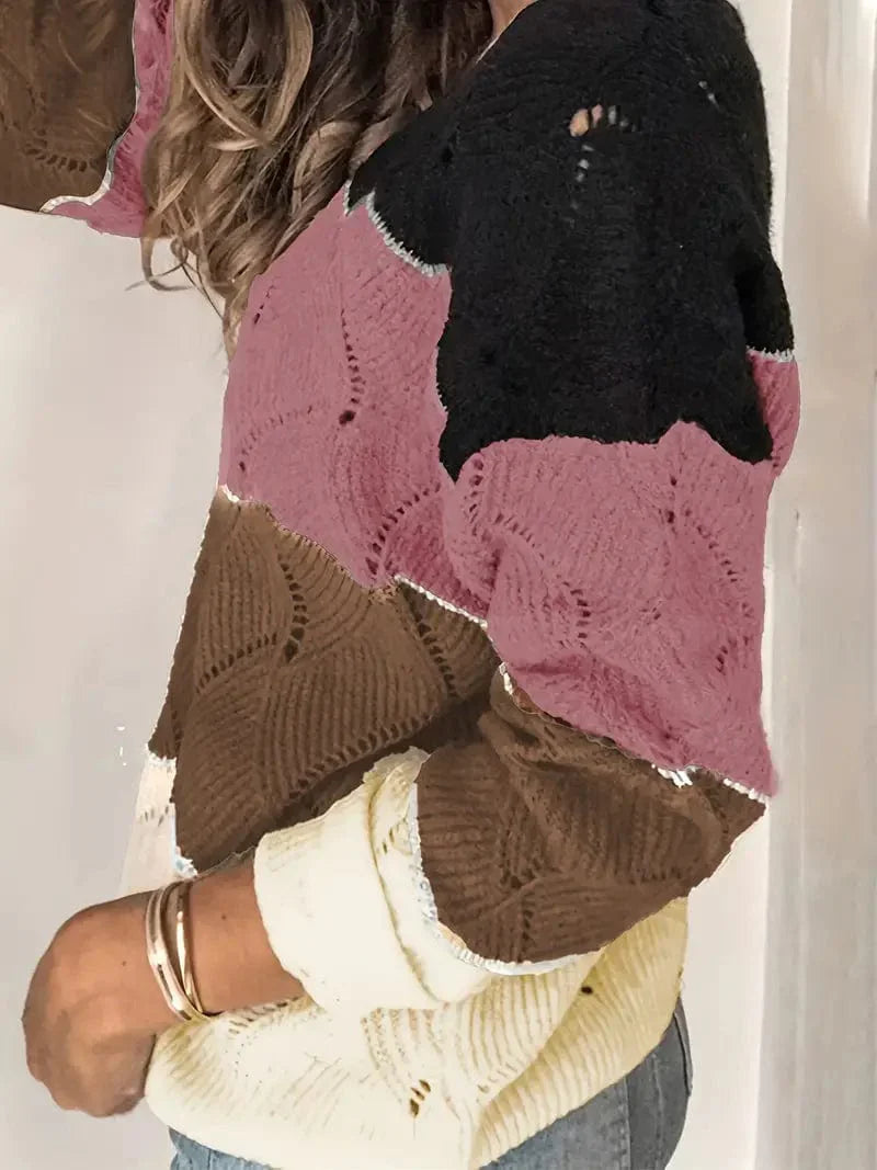 MW | Pullover mit V-Ausschnitt