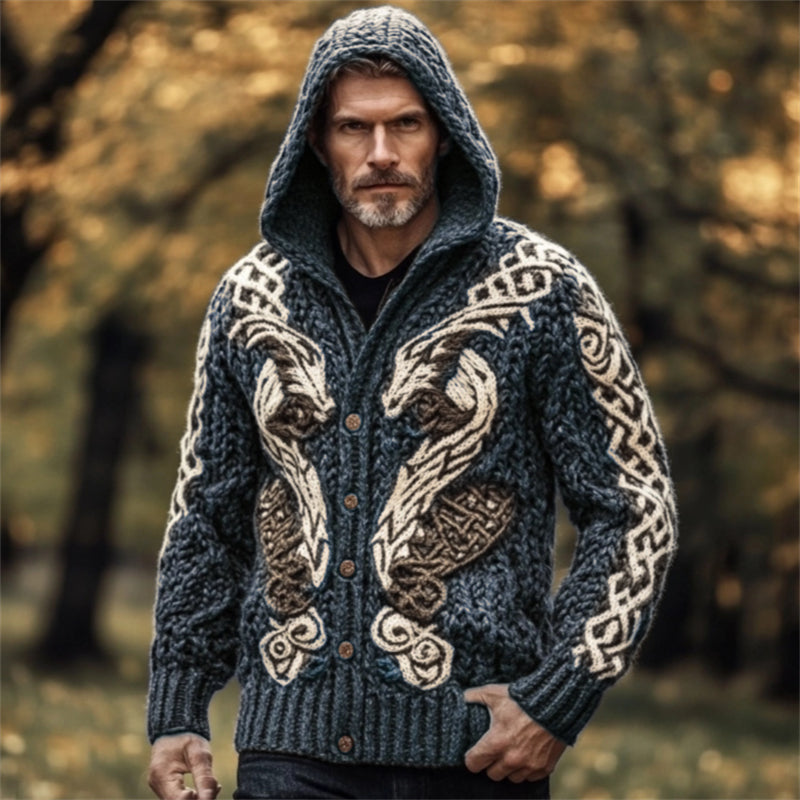 Zeitloser Vintage-Stil Strickjacke