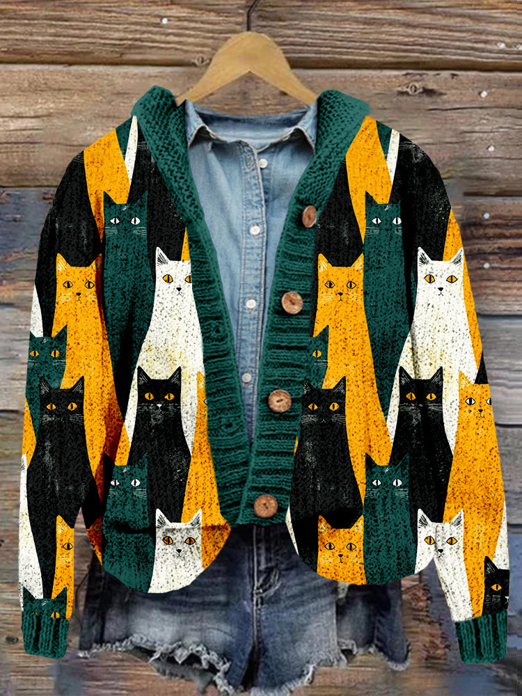 Elegant gestaltete Strickjacke