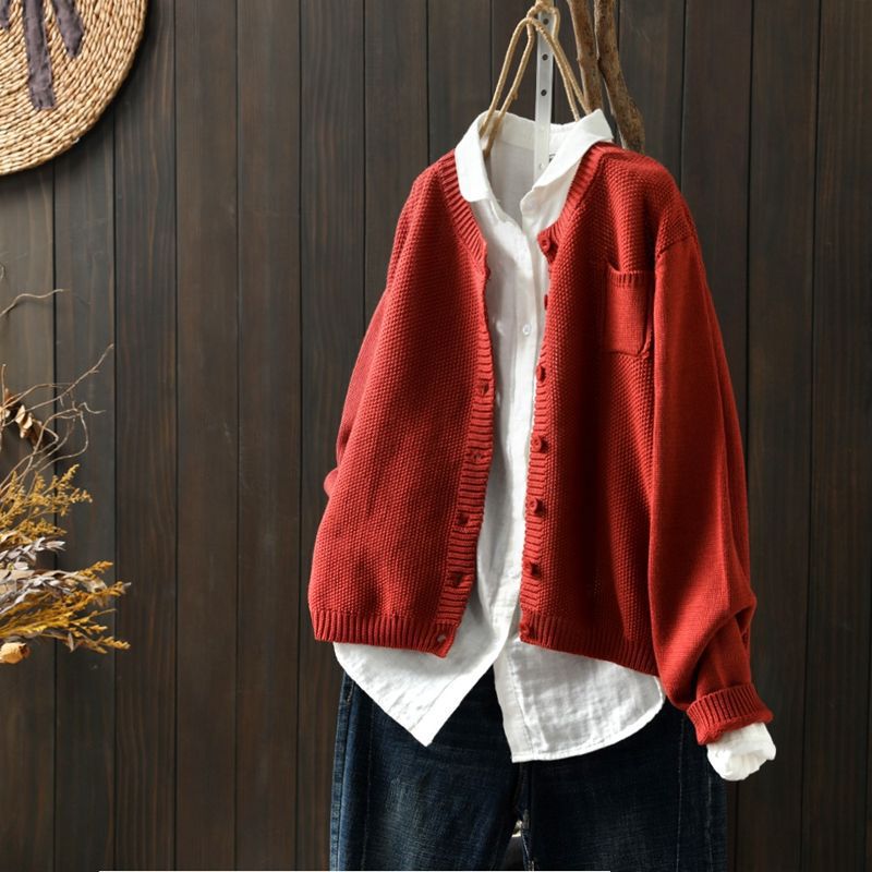 Klassische Vintage Strickjacke