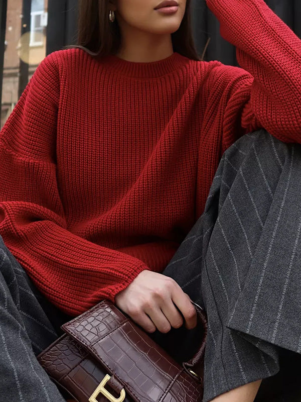 Zeitloser Vintage-Stil Pullover