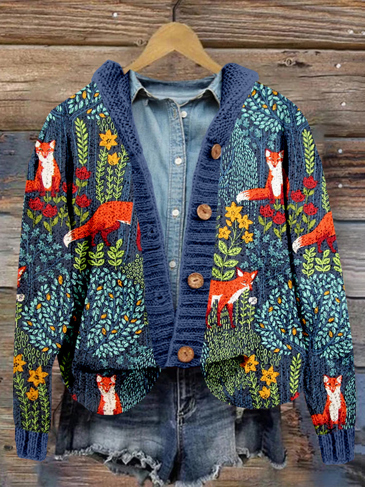 Elegant gestaltete Strickjacke