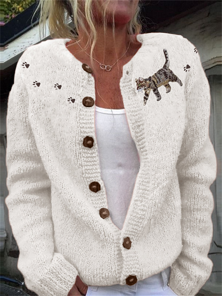 Vintage inspirierte Strickjacke
