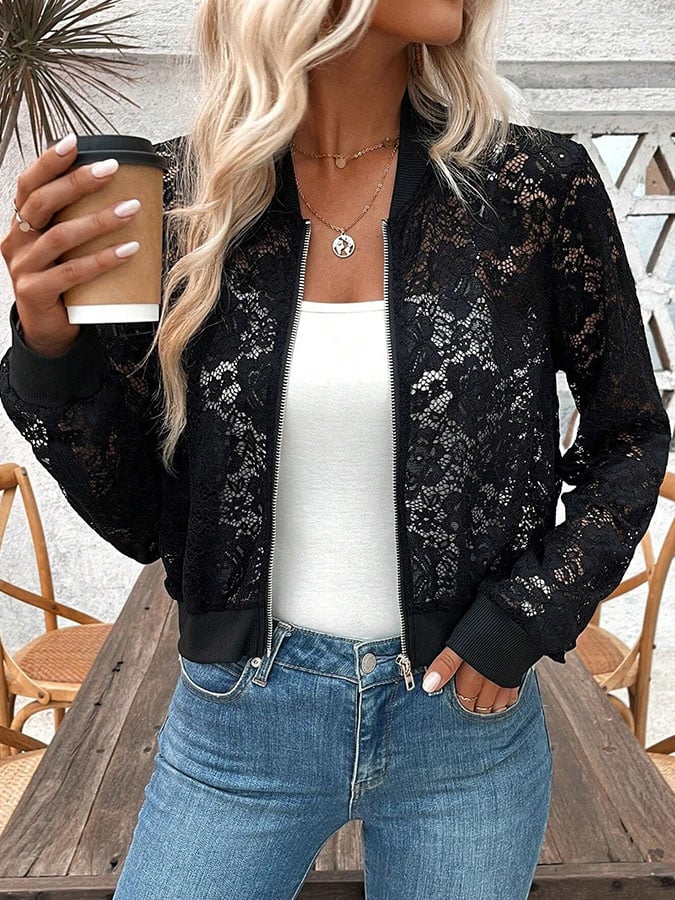 Klassisch gestaltete Jacke