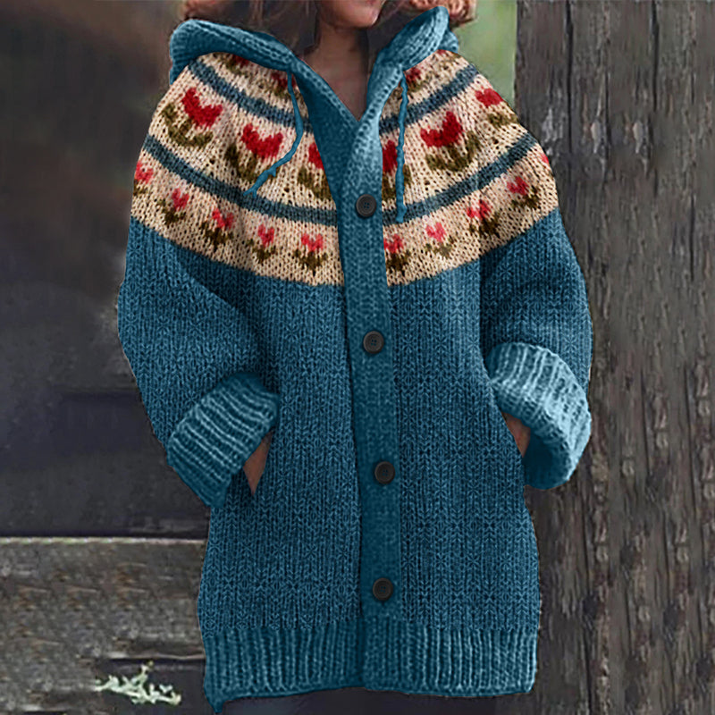 Anmutig gestaltete Strickjacke