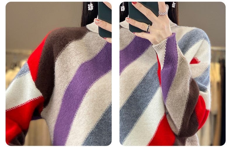 MW | Kontrastfarbe Rollkragenpullover 2024