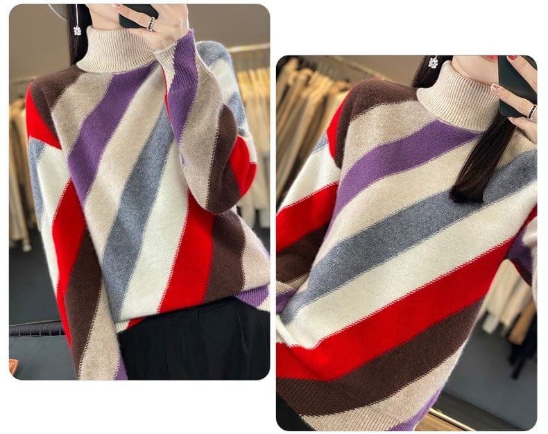 MW | Kontrastfarbe Rollkragenpullover 2024