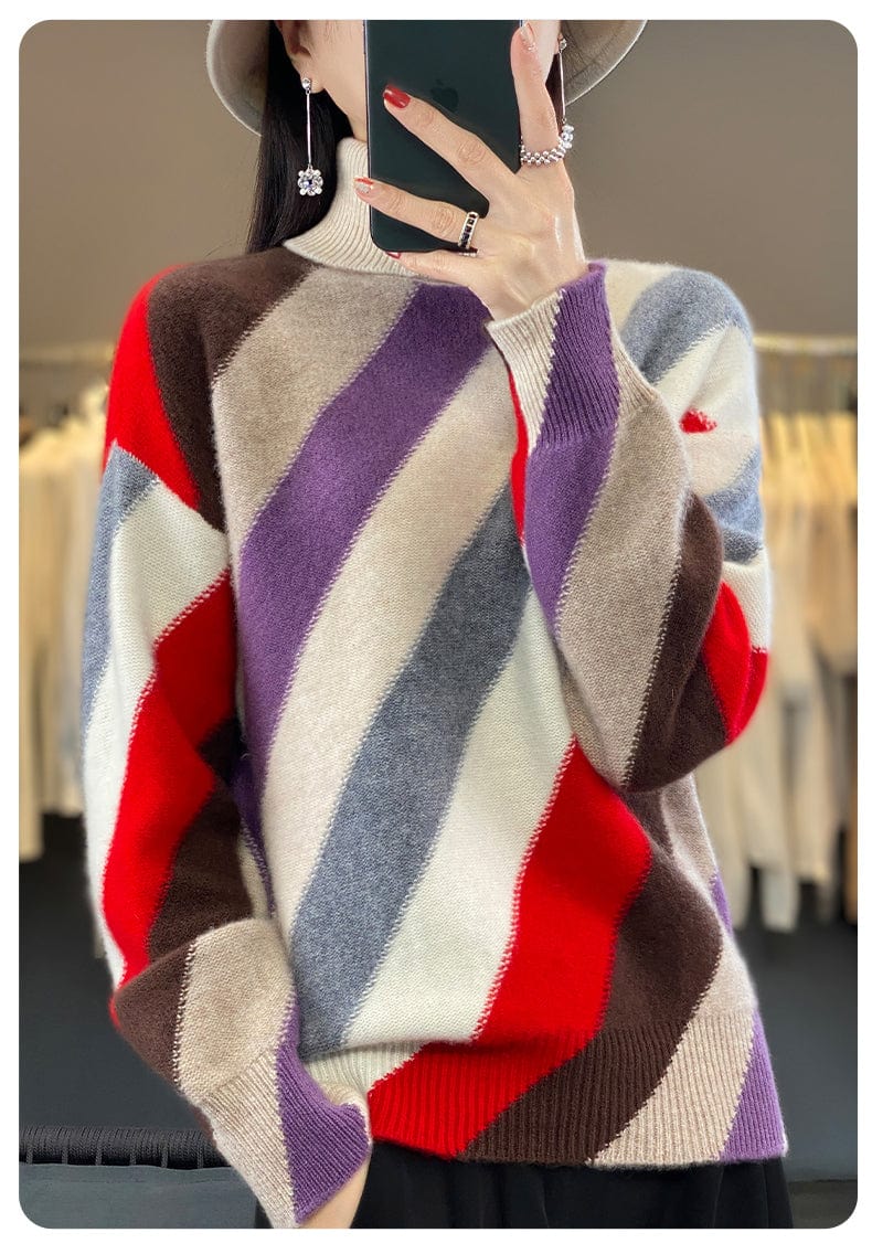 MW | Kontrastfarbe Rollkragenpullover 2024