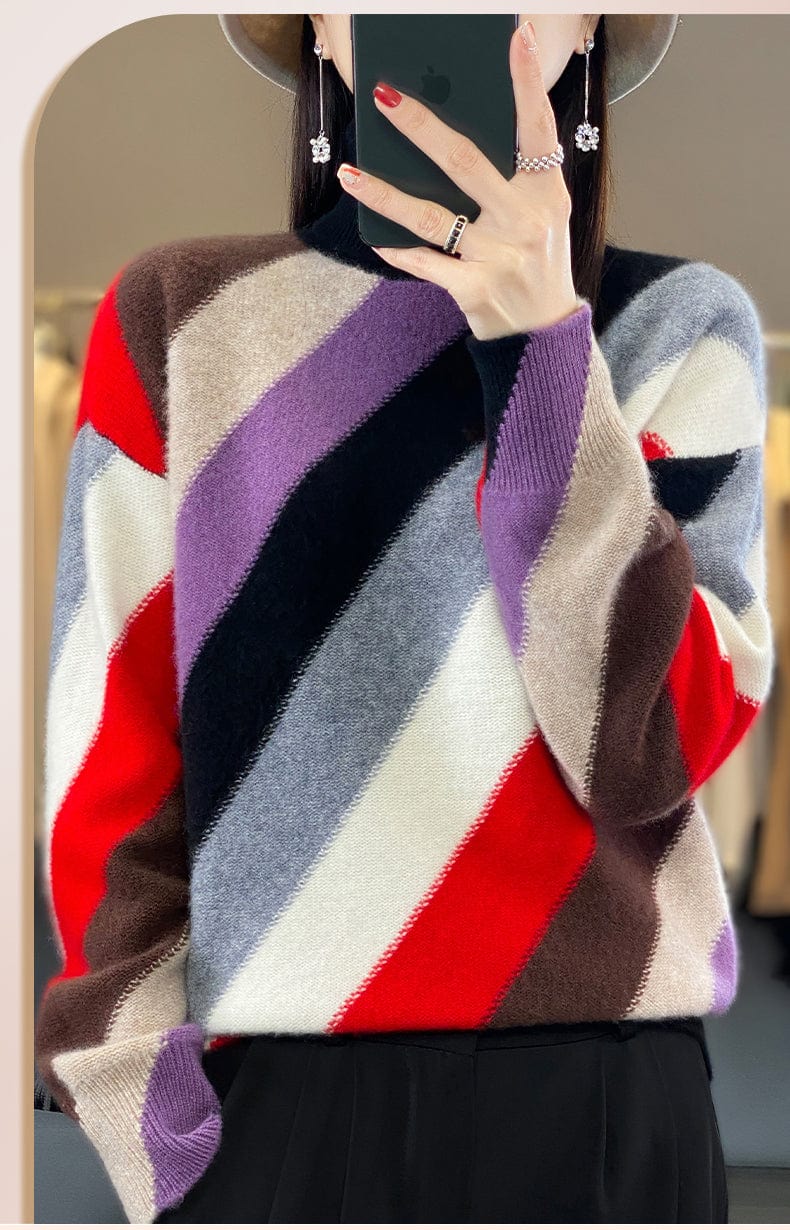 MW | Kontrastfarbe Rollkragenpullover 2024