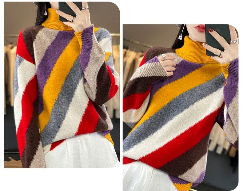 MW | Kontrastfarbe Rollkragenpullover 2024