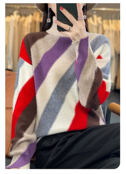 MW | Kontrastfarbe Rollkragenpullover 2024