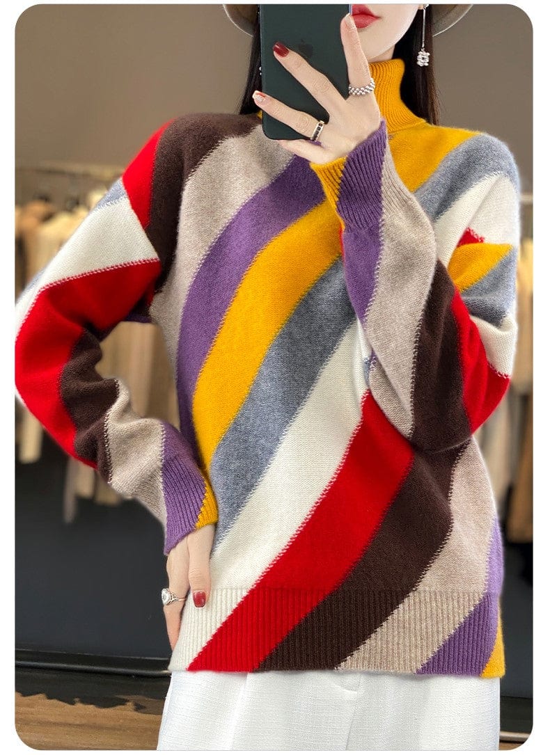 MW | Kontrastfarbe Rollkragenpullover 2024