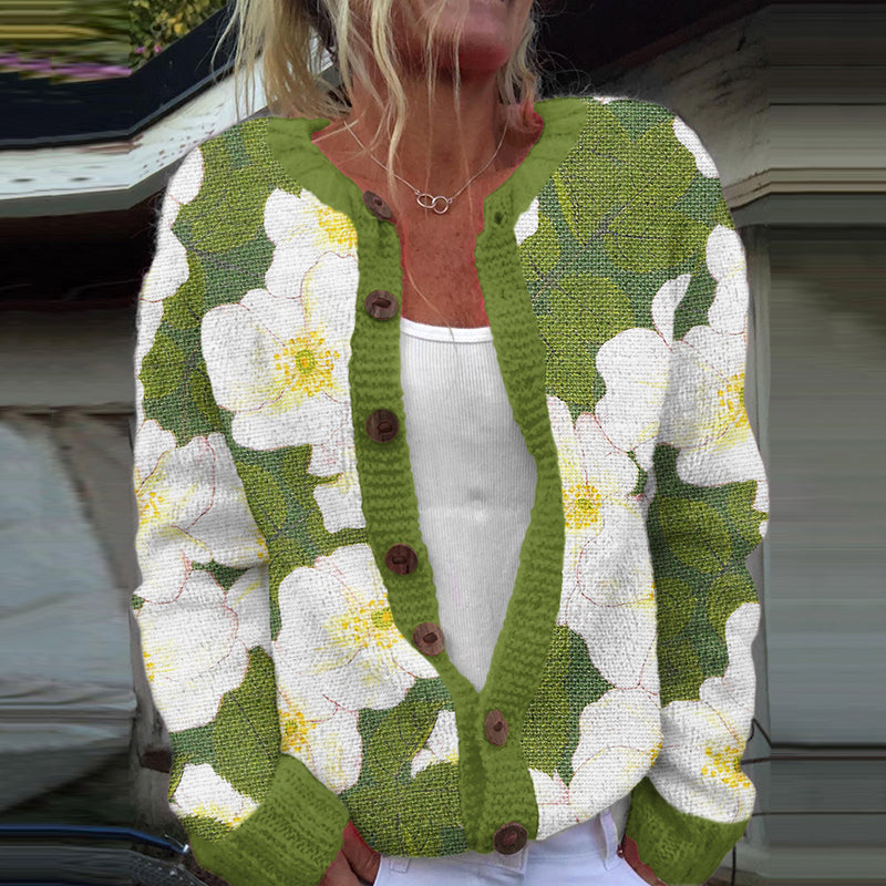 Elegant gestaltete Strickjacke