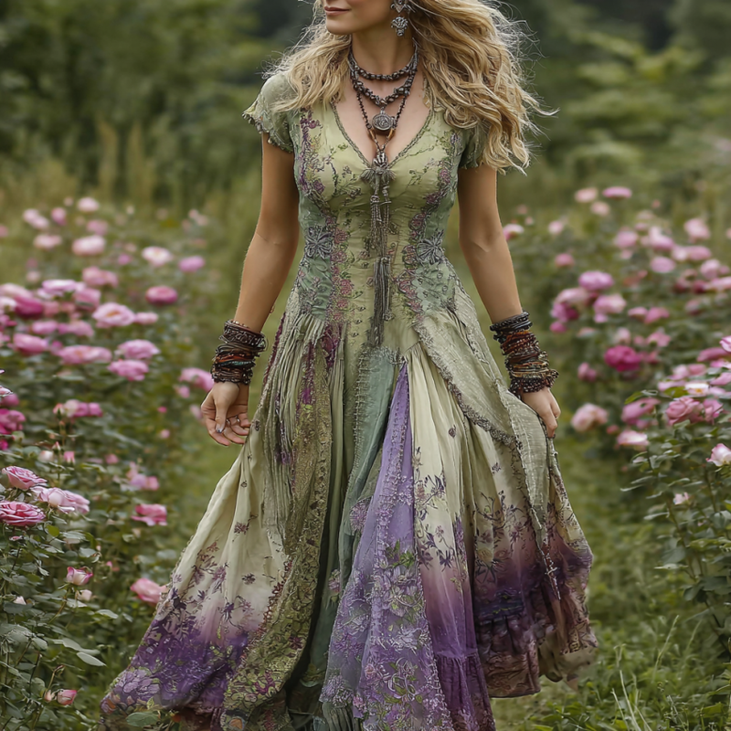 Anmutig gestaltete Kleid