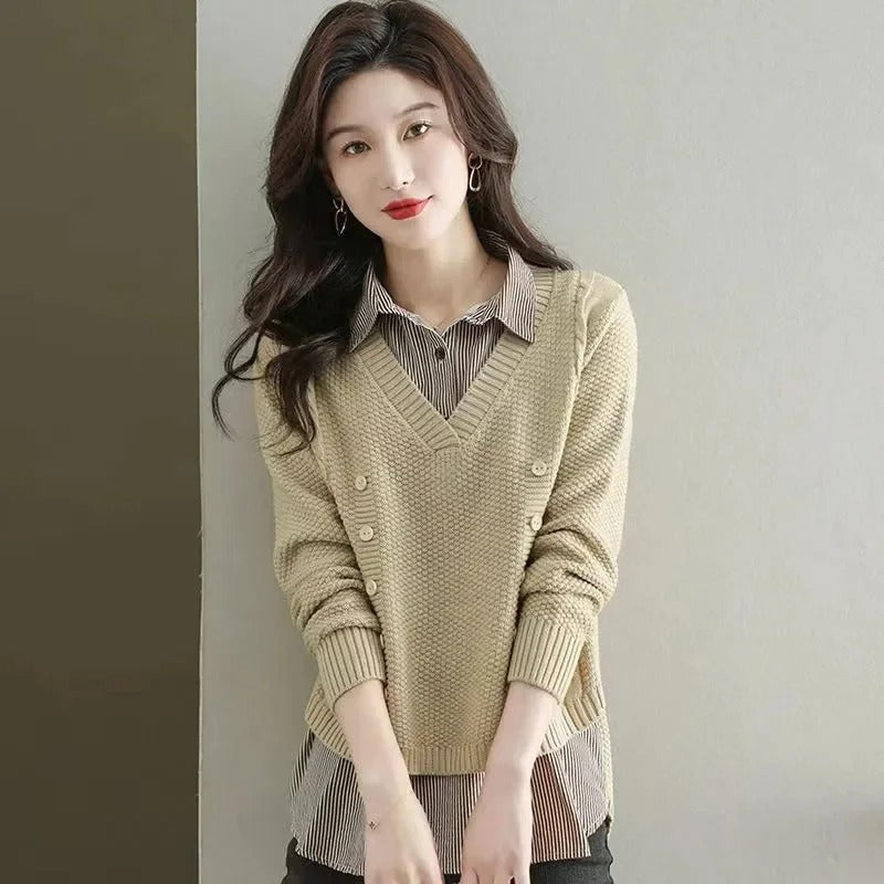 Zeitloser Vintage-Stil Pullover