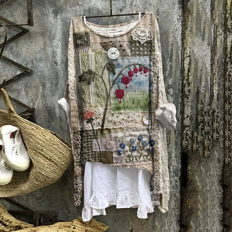 Vintage inspirierte Bluse