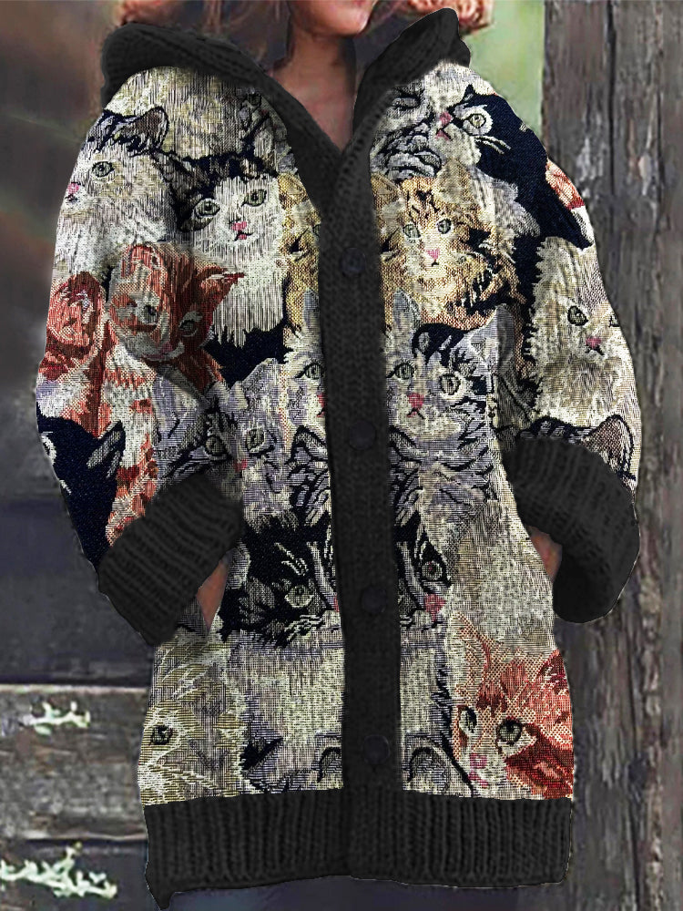 Vintage inspirierte Strickjacke
