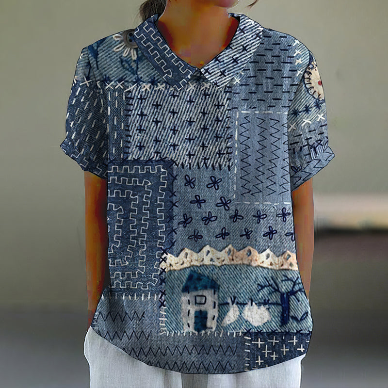 Vintage inspirierte Bluse