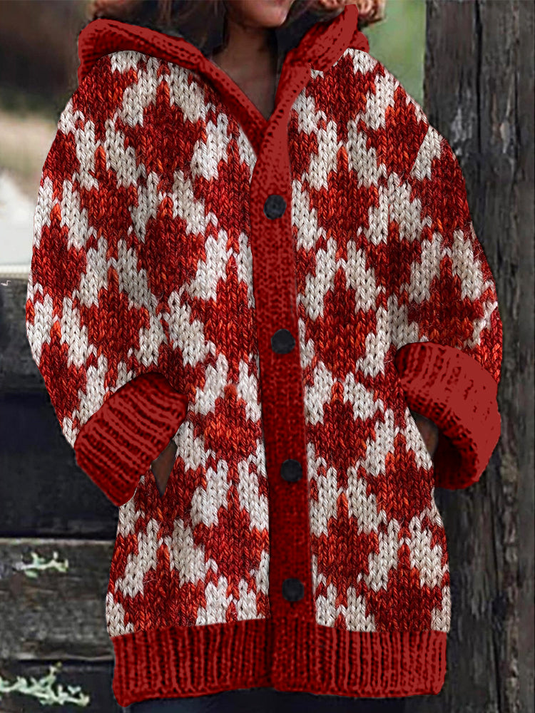 Zeitloser Vintage-Stil Strickjacke