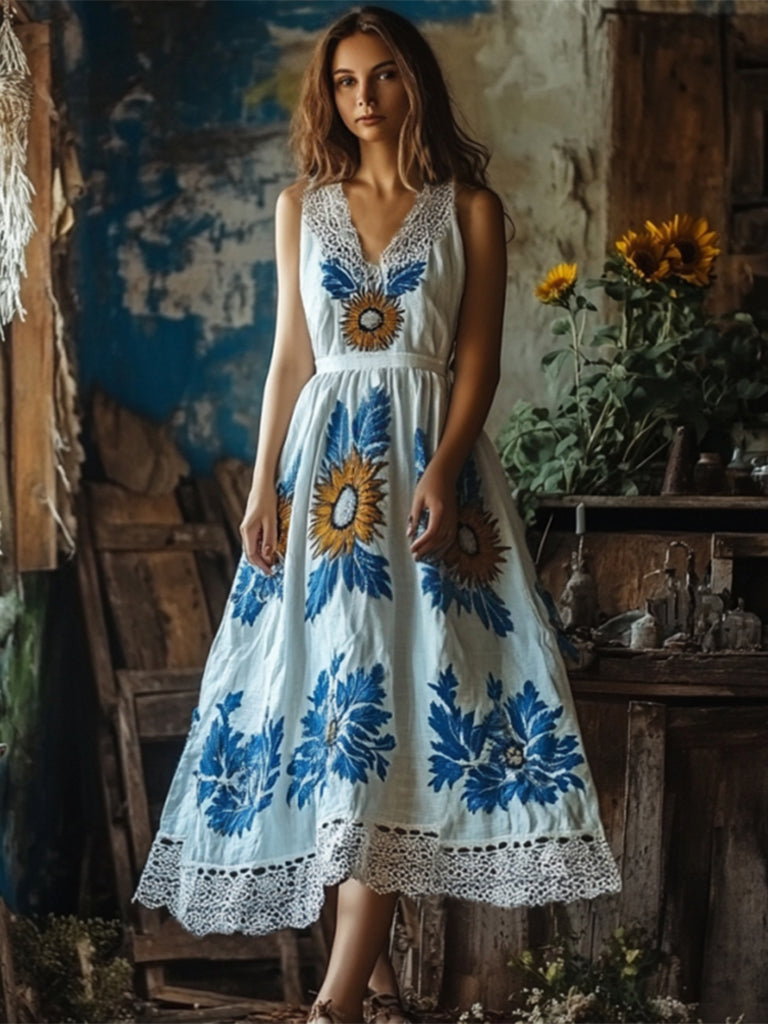 Zeitloser Vintage-Stil Kleid