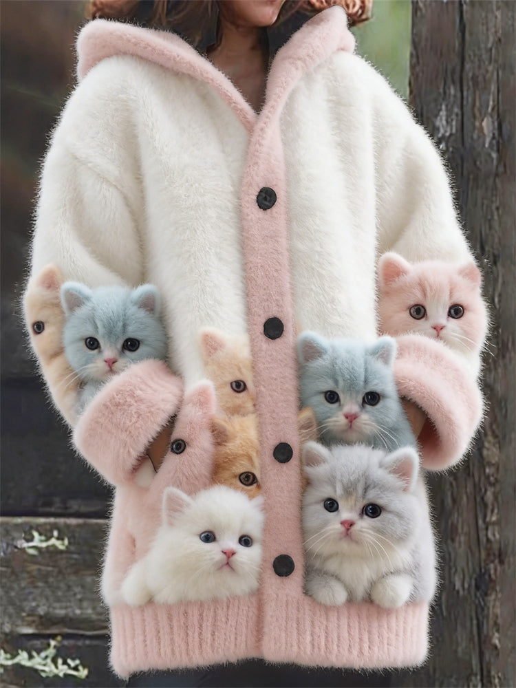 Wunderschön gefertigte Strickjacke