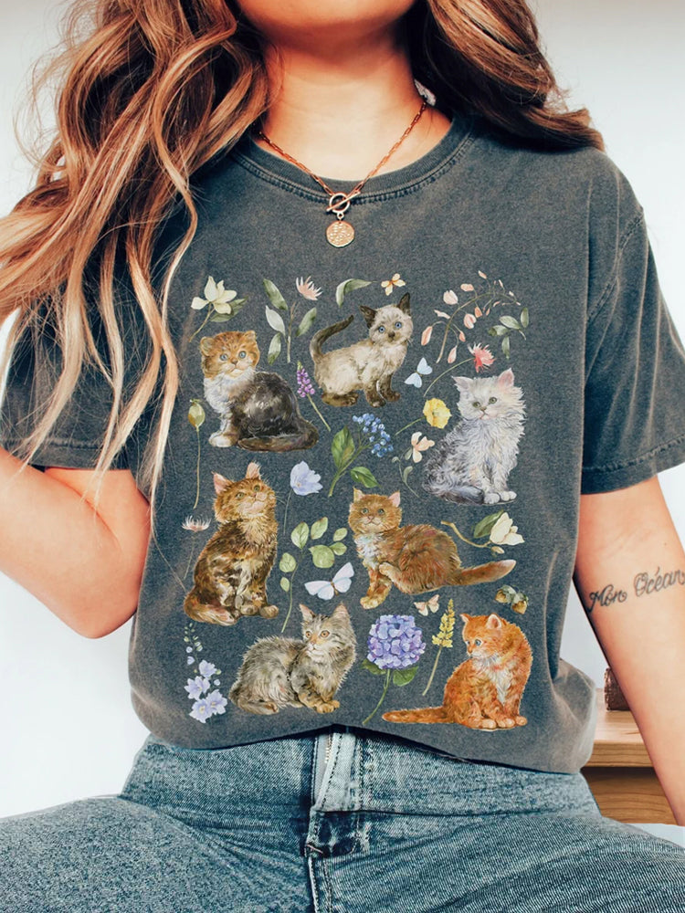 Zeitloser Vintage-Stil T-Shirt