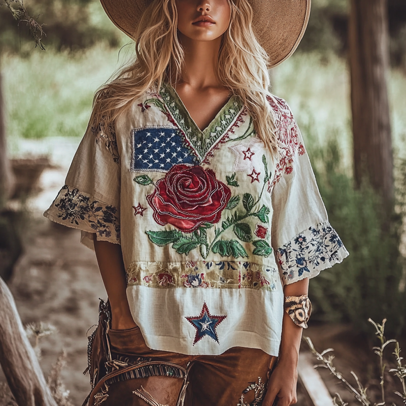 Zeitloser Vintage-Stil T-Shirt