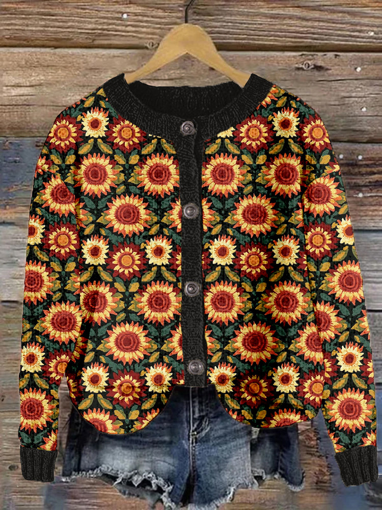 Durchdacht gestaltete Strickjacke