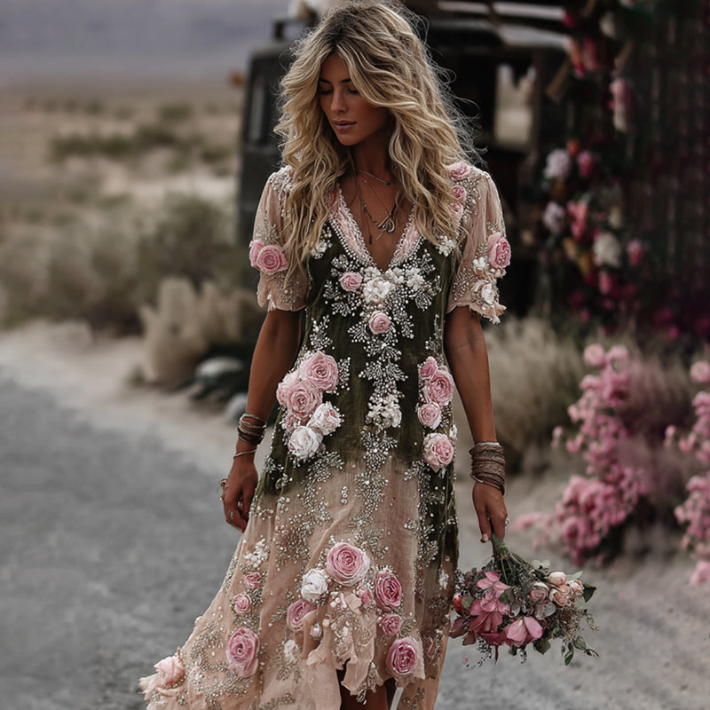 Klassisch gestaltete Kleid